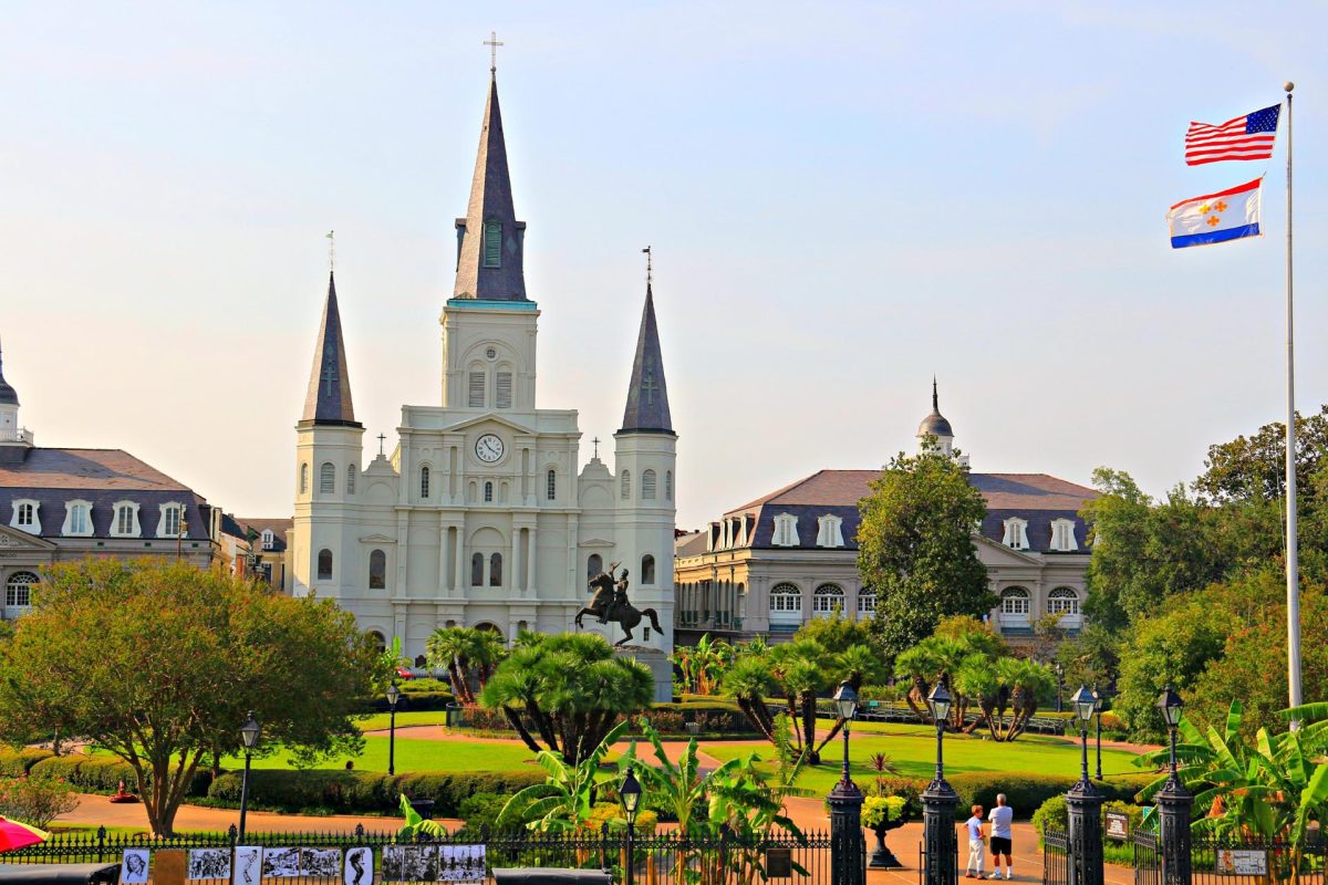 Jackson-Square-Flags-Flying-in-New-Orleans
